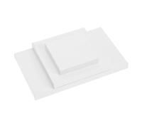 TOGEVAL 150PCS Disposable Manicure Color Mixing Boards Thick Nail Art Paint Palettes for Home Salon Use Paper Material Lightweight Portable Nail Polish Mixing Tool