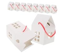 TOGEVAL 15pcs Candy Cookies Gift Box Include Boxes with For Candy Small Boyfriend Favor Cardboard Youth Eve Bee Prom Oh Happy Shape White Paper