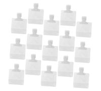 TOGEVAL 15pcs Cosmetics Trial Pack Compact Travel Pouches for Toiletries Portable Lotion Bags Squeeze Function for Outdoor Travel and Daily Use