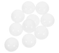 TOGEVAL 15pcs LED Replacement Globes Semi-Spherical Plastic Lamp Shades for Vanity Mirror Lights Bathroom Makeup Light Fixtures Ceiling Fan and Pendant Covers
