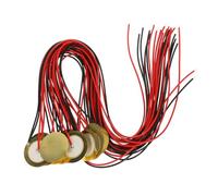 TOGEVAL 15pcs Piezoelectric Transducer Pickup Discs for Acoustic Guitar Drum Trigger High Sensitivity Microphone Elements Construction Versatile Sound Capture