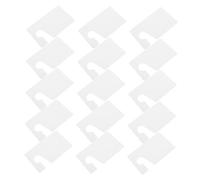 TOGEVAL 15pcs Temporary Parking Permit Hang Tags DIY Blank Parking Permit Holder for Car Rearview Mirror Suitable for Outdoor Use and Maintenance Door Signs