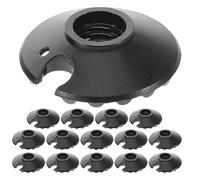 TOGEVAL 15pcs Trekking Pole Tips and Mud Snow Baskets Walking Stick Replacement Accessories for Hiking Outdoor Stability and Enhanced Traction