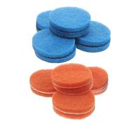 TOGEVAL 16pcs Nylon Scrubbing Pads Drill Brush Attachments for Kitchen Bathroom Floor Cleaning Compatible with Electric Cleaning Brushes Firm Wear-Resistant Scouring Sponge