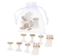 TOGEVAL 16pcs Silicone Toe Separators for Pedicure Soft Slip Gel Nail Spacers for Women Precise Foot Finger Dividers for Even Polish Application and Comfortable Long Term Wear