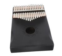 TOGEVAL 17-tone Thumb Piano Kalimba Keyboard for Beginners Portable Hand Piano Arc Design Musical Instrument Supply