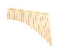 TOGEVAL 18 Pan Flute Plastic Panpipes Instrument Multifunctional National Pan Flute Useful Education School Musical Instrument for Beginner Learning and Practice