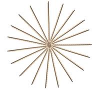 TOGEVAL 19pcs White Copper Guitar Fret Wire Classical Electric Guitar Fretboard Replacement for DIY Repair and Building Accessories