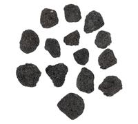 TOGEVAL 1bag Volcanic Stone Decorative Rock for Fish Tank Craft Volcanic Stone for Plants Breathing for Aquarium and Potted Plants Black