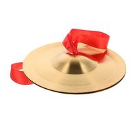 TOGEVAL 1pair Finger Cymbals for Boys and Girls Lightweight Percussion Instrument for Music Education and Bright Sound for Boy Girl Bands and Belly Dancing