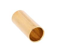 TOGEVAL 1pc Brass Slide Guitar Finger Sleeve Bottleneck Slider for Electric Bass Guitar Metal Construction for Enhanced Sustain and Sound