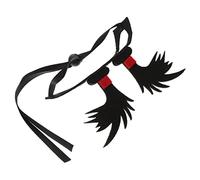 TOGEVAL 1pc Creative Pet Braid Headdress for Cats Funny Costume Accessory Lightweight and Comfortable Design for Pet Photoshoots and Cosplay Events Unique Village Braids