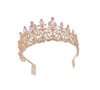 TOGEVAL 1Pc Creative Rhinestone Wedding Crown for Bride Elegant Headdress with Dazzling Design for Wedding Day Hen Party Special Occasions Durable and Eye Catching Women Accessory