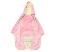 TOGEVAL 1pc Dog Raincoat with Reflective Strips for Medium to Large Dogs Color Matching Pet Cloak for Rainy Days Easy to Pack and Carry for Outdoor Adventures