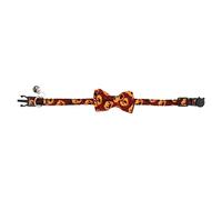 TOGEVAL 1pc Halloween Pet Collar for Dogs Adjustable Bow-tie Design Cute and Comfortable Necklace for Halloween Dress-up Bright Colors Creative Patterns for Furry Friends