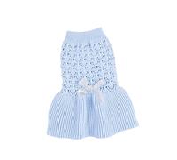 TOGEVAL 1pc Lovely Xs Spring Sweater for Pets Comfortable Two-legged Clothing for Dogs and Cats Stylish Knitted Dress for Everyday Wear and Photos for Breeds