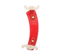 TOGEVAL 1pc Natural Style Violin Shoulder Rest Hand-held Instrument Supporter for Violins Comfortable and Smooth Design Red Reduces Back Rubber Material
