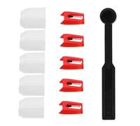 TOGEVAL 1set Diamond Stylus Replacement Needles for Vinyl Record Players with Cleaning Brush Enhanced Sound Clarity and Low-friction Design for