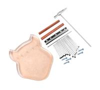 TOGEVAL 1set Key Kalimba Kit Portable Thumb Piano for Beginners Musical Instrument Enhanced Resonance for Performance Relaxation Christmas for Music