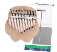 TOGEVAL 1set Key Kalimba Thumb Piano for Beginners Small Portable Music Instrument for Boys and Girls Adults Safe Materials Crisp Sound Easy to Play for Music