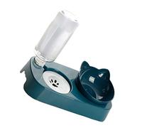 TOGEVAL 1set Pet Automatic Cat Feeder Base Raised Water and Food Bowl for Cats and Kittens Dust Design for Pets