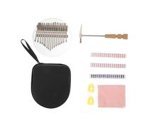 TOGEVAL 1set Portable Thumb Piano Keys Kalimba Transparent Finger Instrument Lightweight Design for Music and Boys and Girls for Birthdays and Christmas