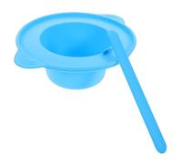 TOGEVAL 1set Silicone Facial Mixing Bowl Set Reusable Stirring Spoon High-temperature Resistant Mixing Bowls for Applications Home and Beauty Salons