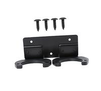 TOGEVAL 1Set Sturdy Microphone Holder Stand Mic Mount with Two Slots for Secure Microphone Support Easy Installation Durable Design for Home Ktv Use