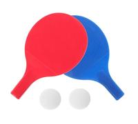 TOGEVAL 1Set Table Tennis Paddle Durable Racket for Training Non Skid Design Includes Ball for Indoor and Promotes Hand Eye Coordination