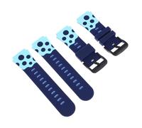 TOGEVAL 2 Pcs Adjustable Watch Strap Silicone Bands for Boys Replacement Wristband Comfortable Accessories