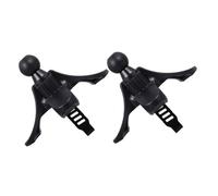 TOGEVAL 2 Pcs Rotatable Car Vent Phone Mount Smartphone Holder with Quick Release Button Air Vent Clip Compatible with All Major Brands for Driving Convenience