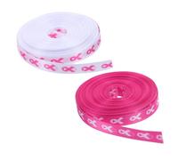 TOGEVAL 2 Rolls Craft Wrapping Ribbons Ribbon for Flower Bouquet Bouquet Fundraising Decorating Present Awareness