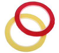 TOGEVAL 2 Rolls Violin Cello Fingerboard Tape Red Yellow High Adhesion Fretboard Guide Decals for Beginners Precise Finger Positioning Musician Practice Aid