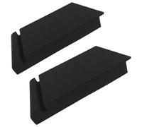 TOGEVAL 2 Sets Desktop Speaker Vibration Pad Sound Isolation Sponge Cushion for Audio Durable Shockproof Design for Various Devices Easy Installation Soundproofing