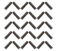 TOGEVAL 200pcs Black Metal Shoelace End Caps Cord Tips for Sneakers Shoestrings DIY Repair Lace Stoppers Sturdy Metal Shoe Lace Tips Accessories