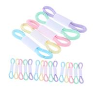 TOGEVAL 200pcs Elastic Chicken Leg Bands for Newborn Poultry Stress Identification Bands for Parrots Quail Ducks Doves Flexible Vibrant Colors for Farm Management and Tracking