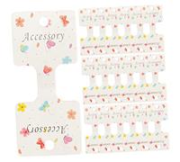 TOGEVAL 200pcs Hair Bow Display Cards Premium Paper Hairpin Holder for Bobby Pins Barrettes Brooches Jewelry Organizing and Storage Durable and Safe Accessory Cards for Small Clips and