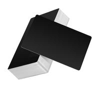 TOGEVAL 200pcs Laser Debugging Card Aluminum Engravable Metal Business Card Blanks for Name Tags for VIP Membership and Industrial Use for Office Supplies