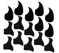 TOGEVAL 20pcs 41-inch Acoustic Guitar Pickguards Set, Black Waterdrop and Bird Shape Pvc Protective Scratch Plates for Folk and Classical Guitars