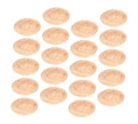 TOGEVAL 20Pcs Artificial Bird Nest Ornaments for Cold Dish Decoration Natural Lightweight Durable Desktop Decors for Easter Party Home Office Hotel and Festival Use