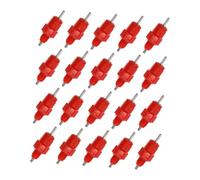 TOGEVAL 20pcs Automatic Chicken Drinker Nipples Poultry Waterer with Ball Abs Plastic Farm Feeding Equipment for Outdoor Birds