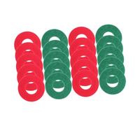 TOGEVAL 20pcs Car Battery Terminal Post Caps Leak Prevention Protectors Battery Terminal Shims Washers for Automotive and Motorcycle Easy Installation Plastic Covers