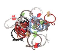 TOGEVAL 20pcs Cute Cartoon Animal Hair Ties for Elastic Hair Accessories for Little for Parties and Everyday Use DIY for Friends and Family