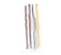 TOGEVAL 20pcs DIY Doll Eyelashes Multi Color False Lashes for Doll Making Accessories Safe Material for Hands Creativity and Imaginative Play