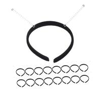 TOGEVAL 20pcs DIY Spring Antenna Headband Black Thin Hairbands Craft Accessories for Parties Halloween Costume Space Theme Hairbands for Women