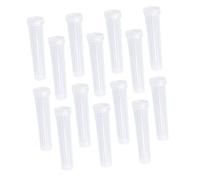 TOGEVAL 20Pcs Floral Water Tubes with Leakproof Caps Preservation Tubes for Fresh Flowers Flower Water Containers for Florist Arrangements