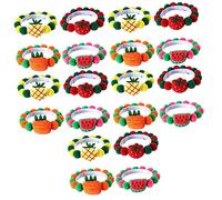 TOGEVAL 20pcs Fruit Cat Collar Cute Cartoon Neck Strap for Kittens for Festivals and Photo Shoots Comfortable and Skin-friendly Design