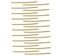 TOGEVAL 20pcs Guitar Fret Wires for Acoustic Electric Guitars Accessories for Musicians Easy to Install Suitable for Classical and Folk Instruments