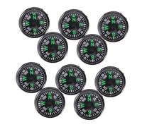 TOGEVAL 20pcs Mini Plastic Pocket Compass for Bulk Lightweight Survival Navigation Guide with Fast Response Needle Moisture-resistant Design for Hiking Camping Backpacking Climbing