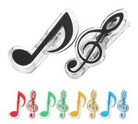 TOGEVAL 20pcs Music Book Clips Page Holders Lightweight Abs Music Bookmark Stationery Clips for Paper Prevent Page Closing Easy Reading and Viewing